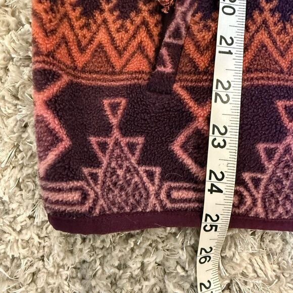 Burton Anouk Fleece Half Snap Jacket Mock Neck Pullover Aztec Purple M - Picture 8 of 12